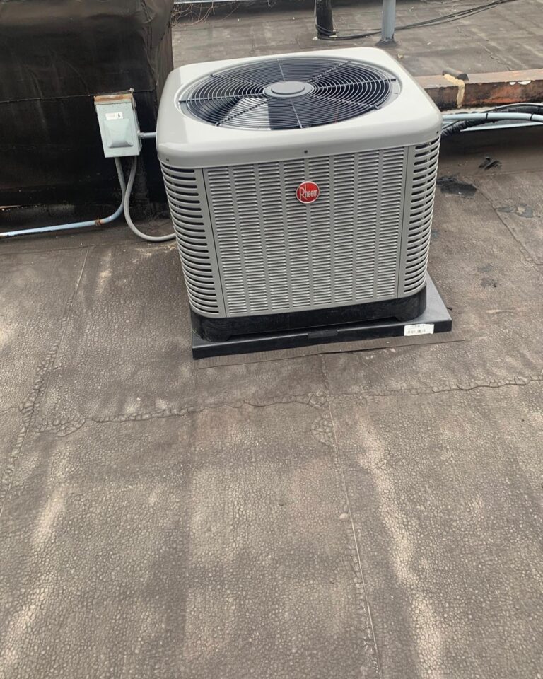 Commercial HVAC installation