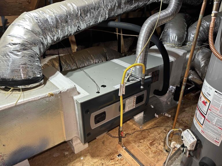 new heating system installation